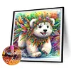 4Pcsindien Coloré Animaux À Plumes - Perceuse Ronde Peinture Diamant - 40 * 40CM