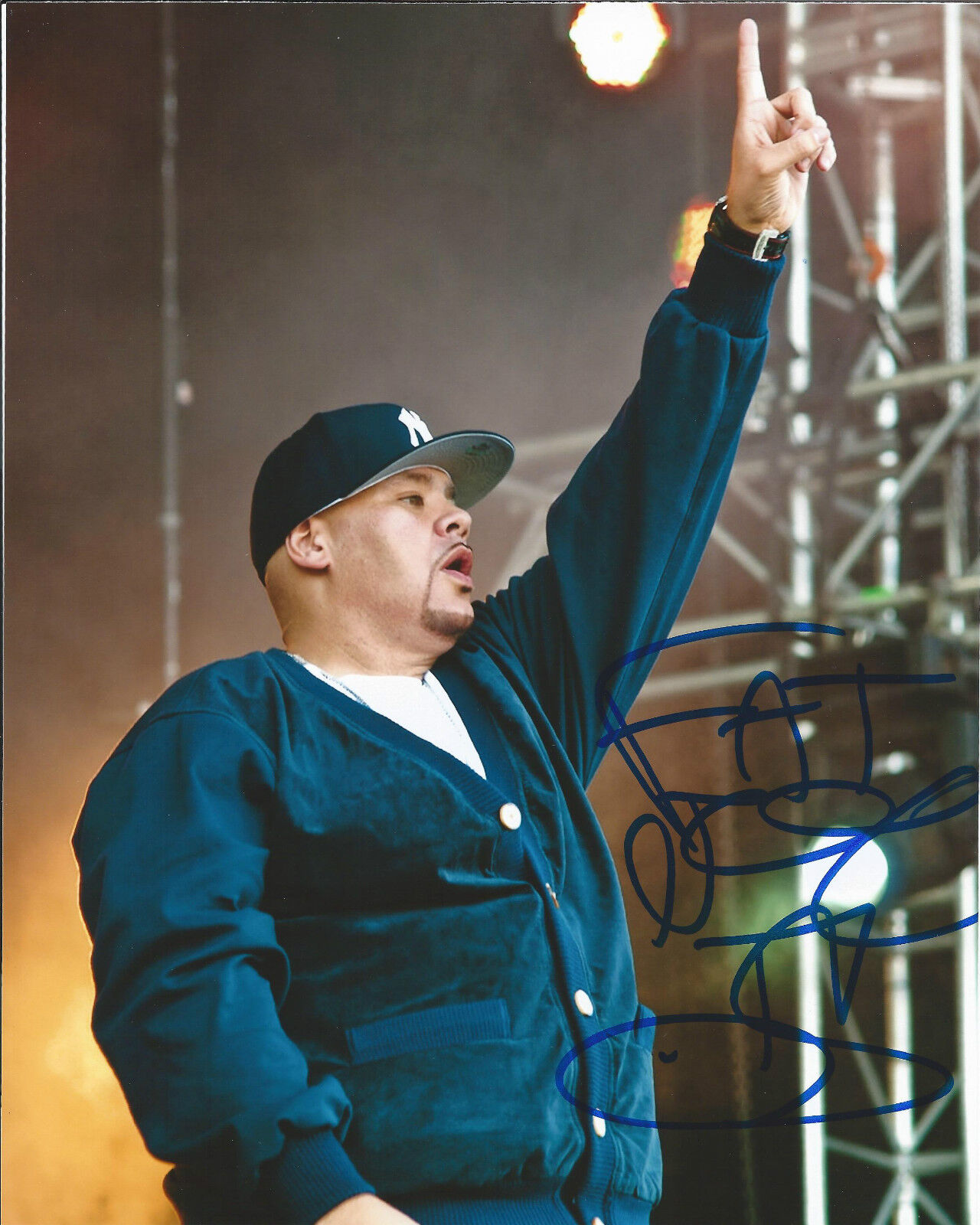 RAPPER FAT JOE SIGNED 8X10 Photo Poster painting W/COA LEAN BACK TERROR SQUAD RAP B