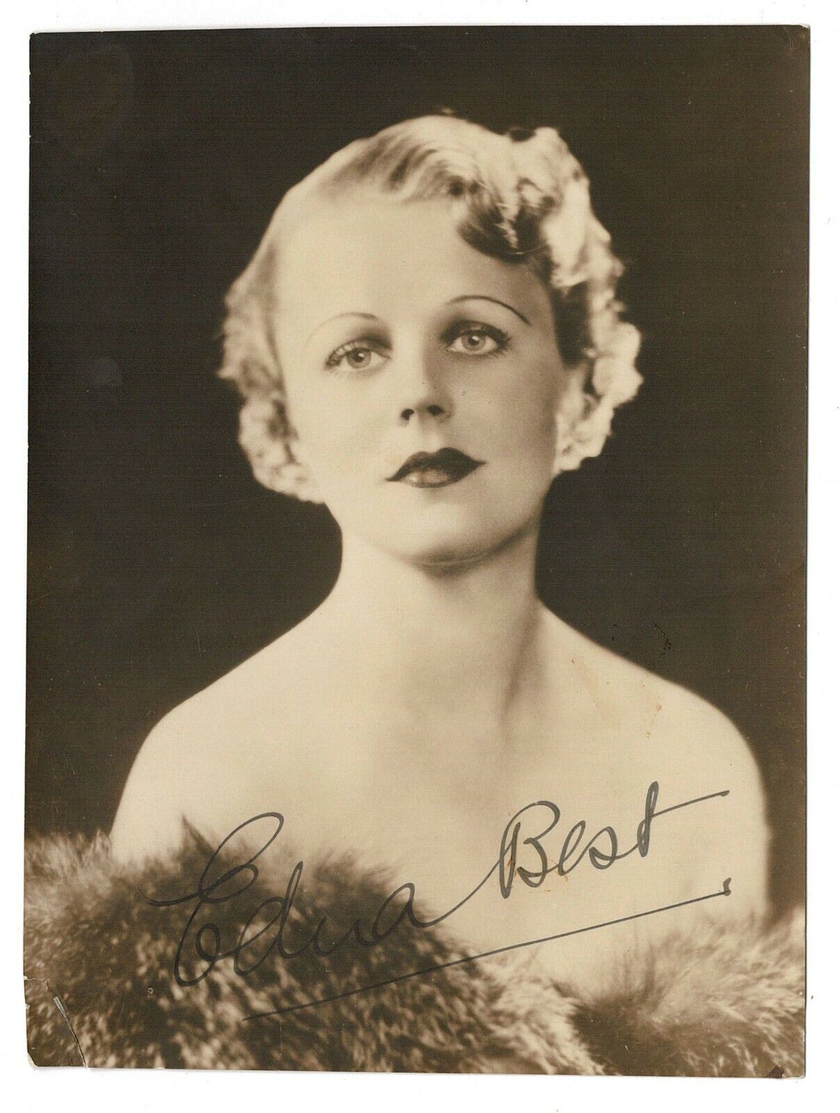 Edna Best signed autographed Photo Poster painting! AMCo! 14288