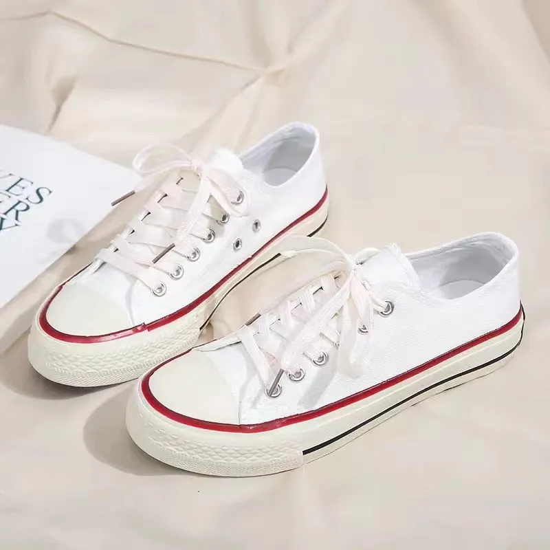 2022 New Korean Style Ulzzang Daisy Canvas Shoes for Women 45 White Black Yellow Green Purple Color sneakers women