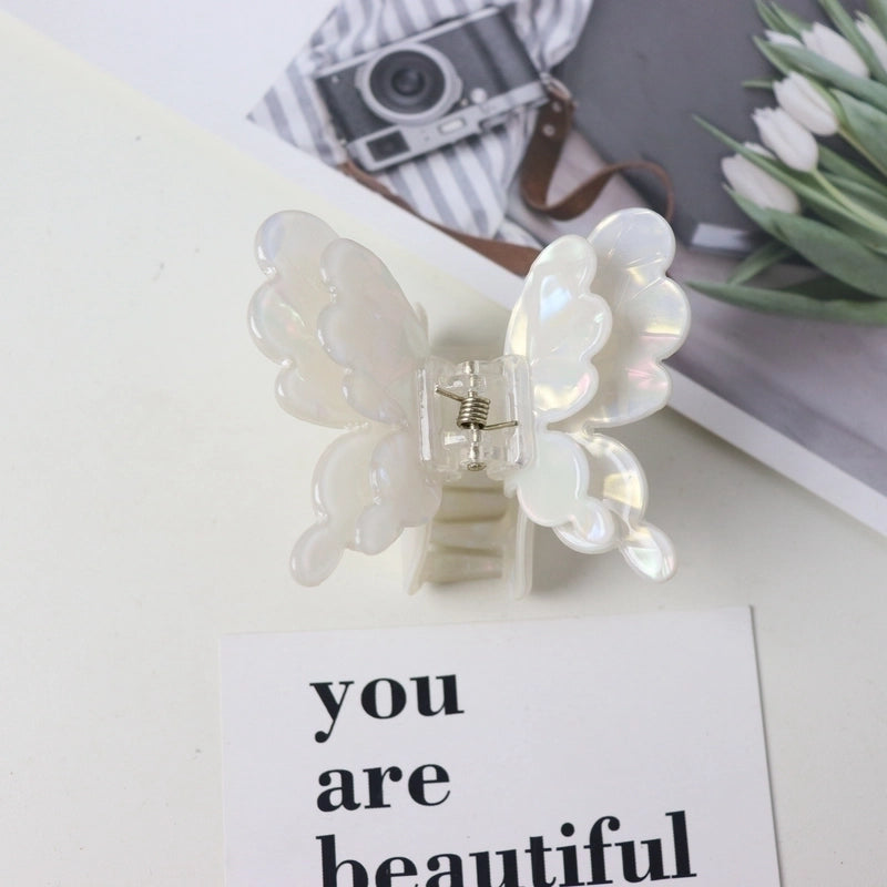 Women’s Minimalist Butterfly Acetic Acid Sheets Handmade Hair Claws