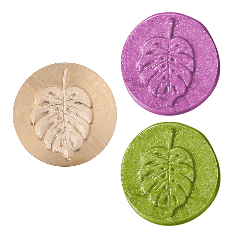 

25mm Vintage Round Plant Flower Sealing Stamp Head - Wax Seal Stamp, 501 Original