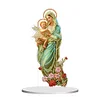 DIY Holy Mother Angel Acrylic Special Shape Diamond Painting Desktop Ornaments