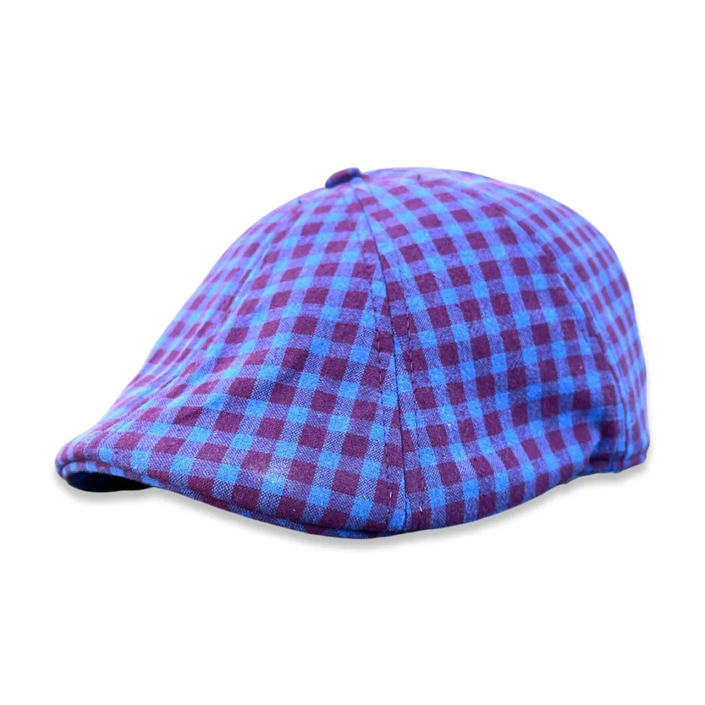 Hatsfashion-The Stand   Cap - Wild Berry Plaid