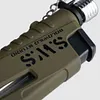 Outdoor BBQ Igniter Waterproof Portable Telescopic Lighter Gift for Men (Green)