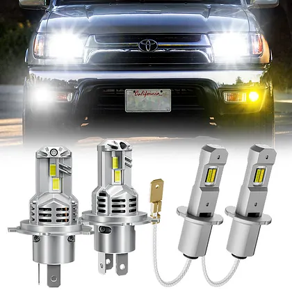 AUIMSOCO 6000K LED Headlight & Fog Light Kit For Toyota 4Runner 2010-2020 – 6 Bulbs - View #4