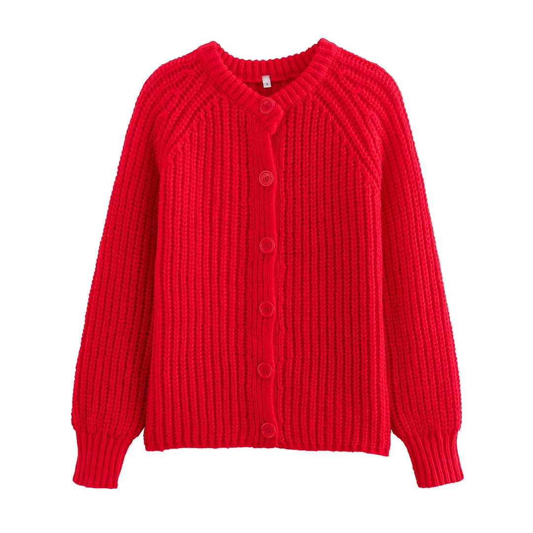 Woherb 20241 / 2 New Women's Street Fashion Casual Round Collar Long-Sleeved Sweater W063 6021-Outfit Ideas