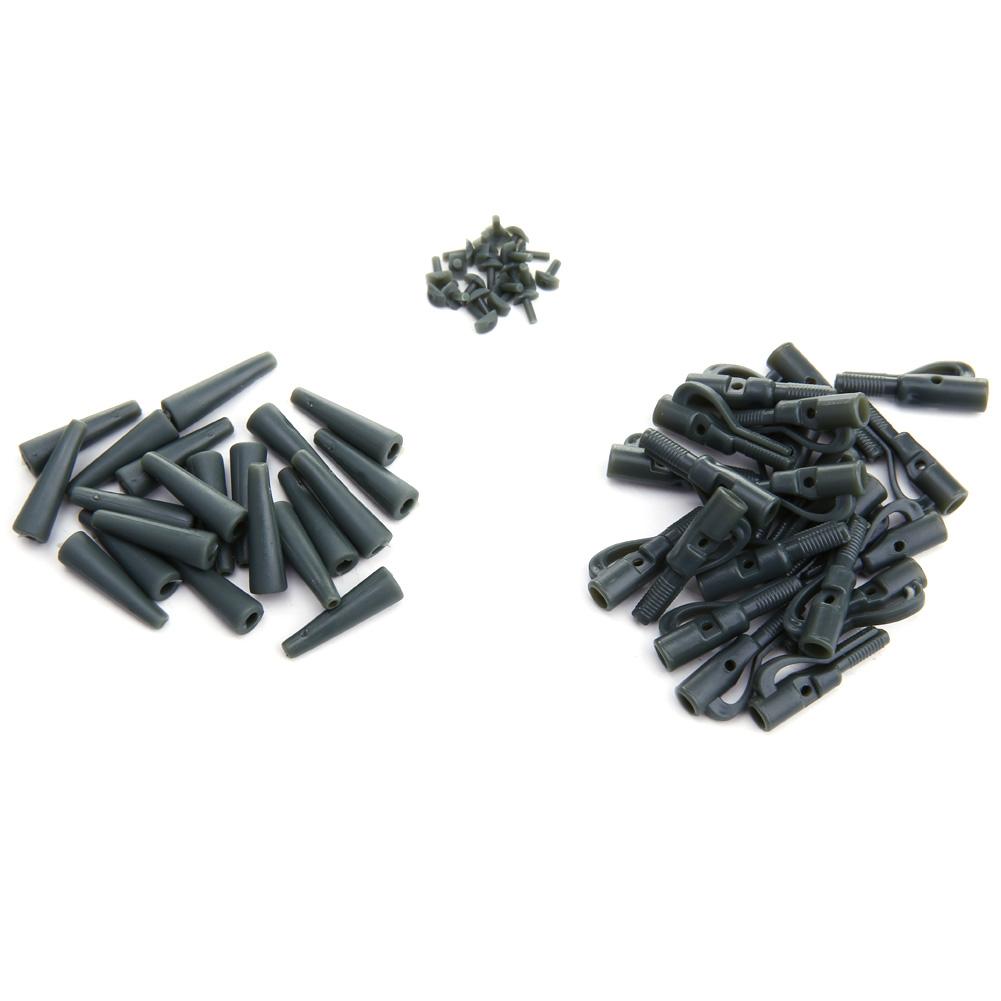 

100pcs Fishing Lead Clips Carp Fishing Tackle Tools with Pins Tail Tubes, 501 Original