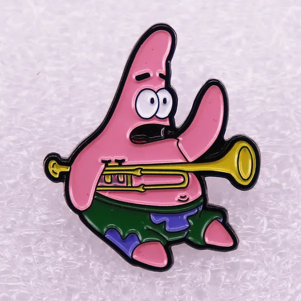 Foto del pin Trompeta Feliz Rosa