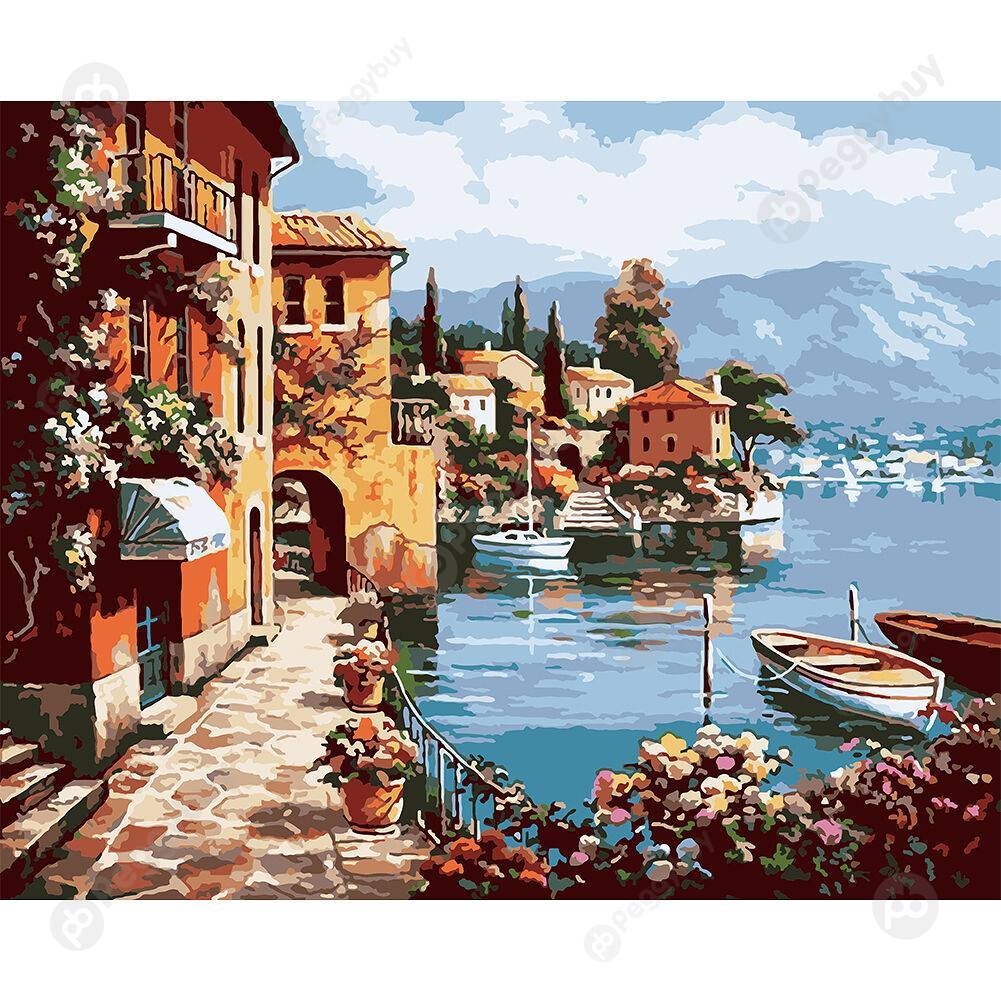 

30*40CM Paint By Numbers-Seaside, 501 Original