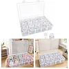 12Psc Pumpkin +12Pcs Round Bottles Diamond Painting Containers Multi Purpose Portable Plastic Case Box with Stickers & Compartments Arts Crafts Storage Bottle for Hardware Rhinestone (12PCS)