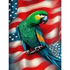 Diamond Painting -5D Full Round Drill US Flag Animal