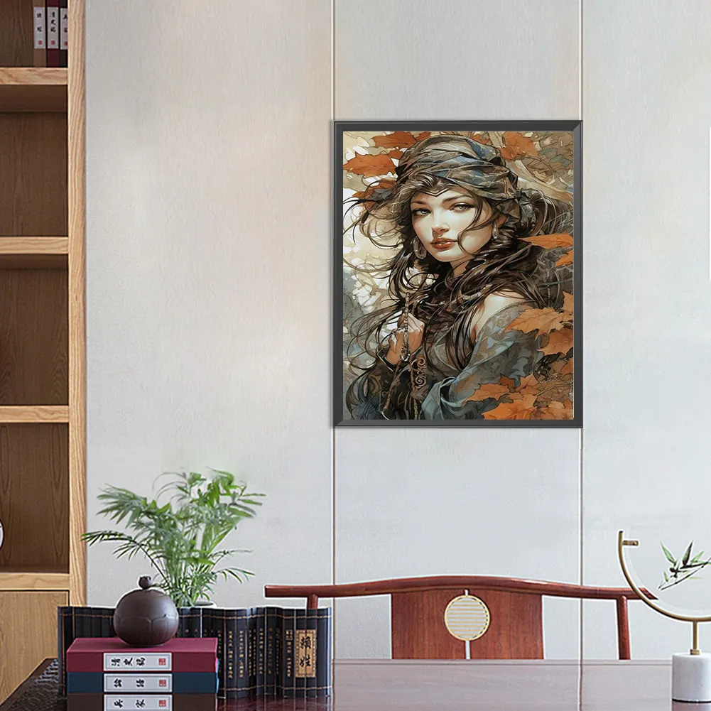 Full Round Diamond Painting 40*50cm - Girl