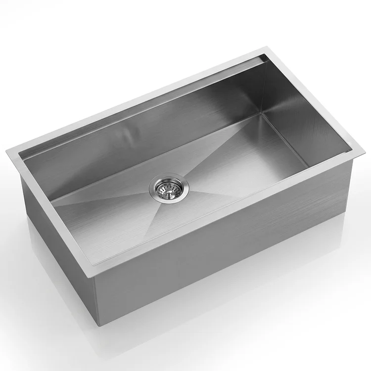 EVERSTEIN Durable Stainless Steel Drop In & Undermount Kitchen Sink SFS-9003SK-SS30L
