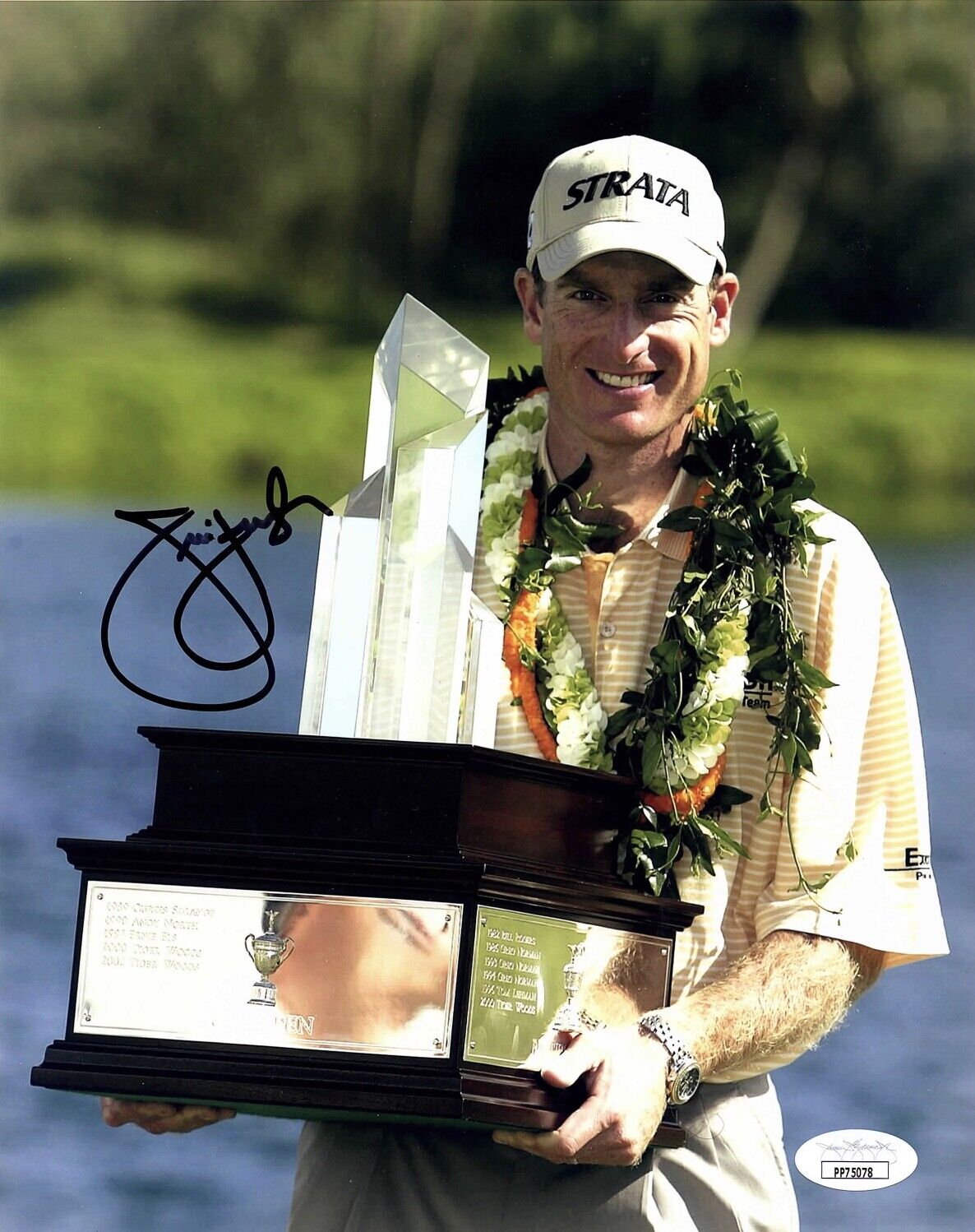 JIM FURYK Autographed SIGNED 8X10 Photo Poster painting BERMUDA GRAND SLAM 2003 JSA CERTIFIED