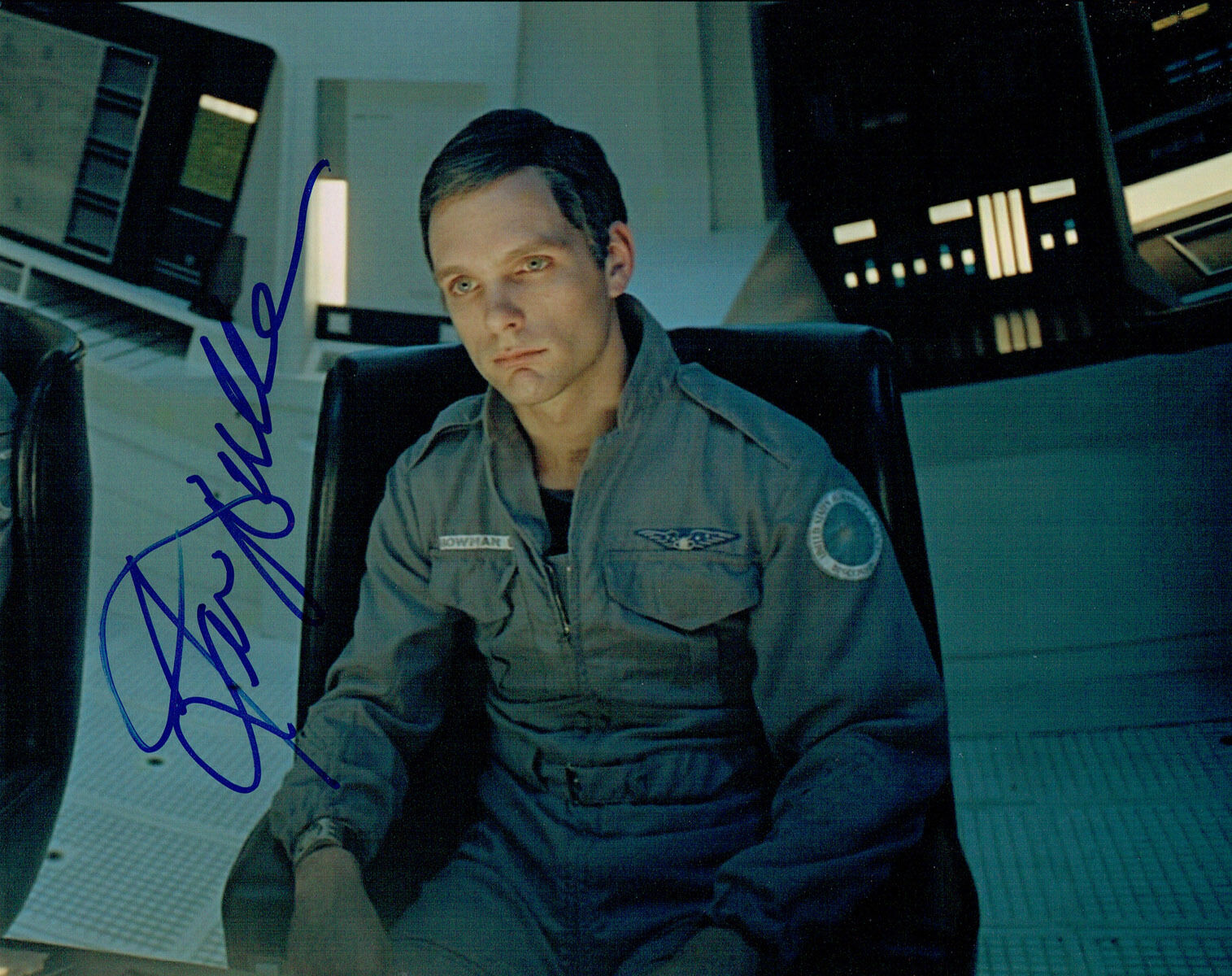 Keir DULLEA Signed Autograph Photo Poster painting AFTAL COA 2001 A Space Odyssey David Bowman