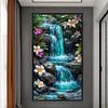 Waterfall - Full Embroidery 3 Strands 11CT Stamped Cross Stitch - 40*70CM - Large Size