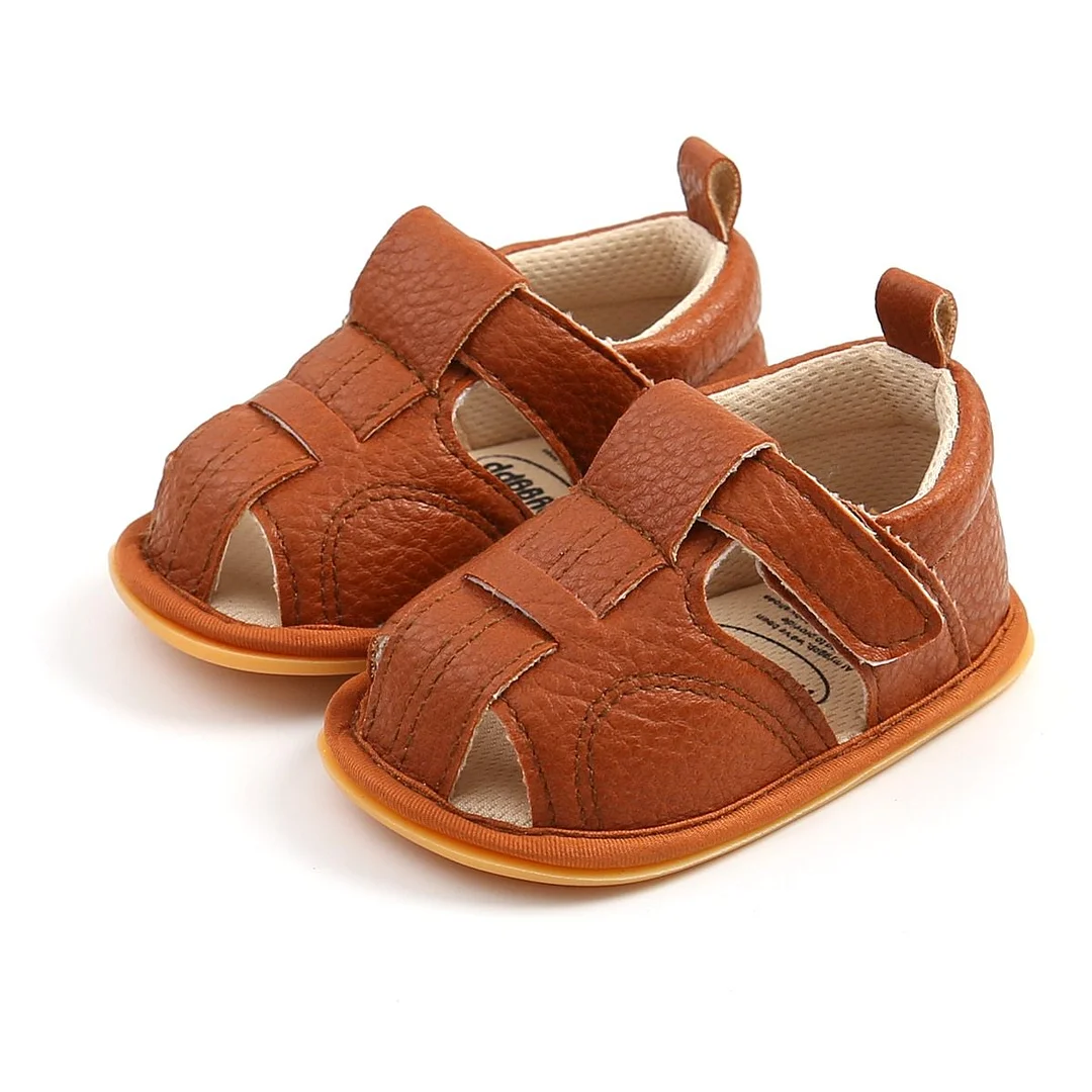 New Canvas PU Baby Non-Slip Sandals Child Summer Boys Fashion Sandals Sneakers Infant Shoes 0-18 Month Baby Shoes