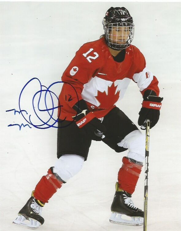 Team Canada Megan Mikkleson Autographed Signed 8x10 Photo Poster painting COA