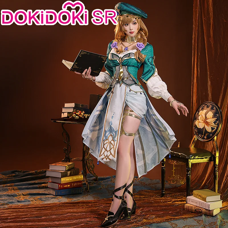 DokiDoki-SR Game Genshin Impact Cosplay Lisa Costume Lisa A Sobriquet Under Shade