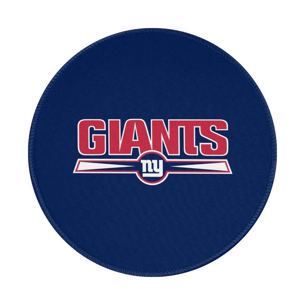 New York Giants Navy Round Non-Slip Thick Rubber Modern Gaming Mousepad