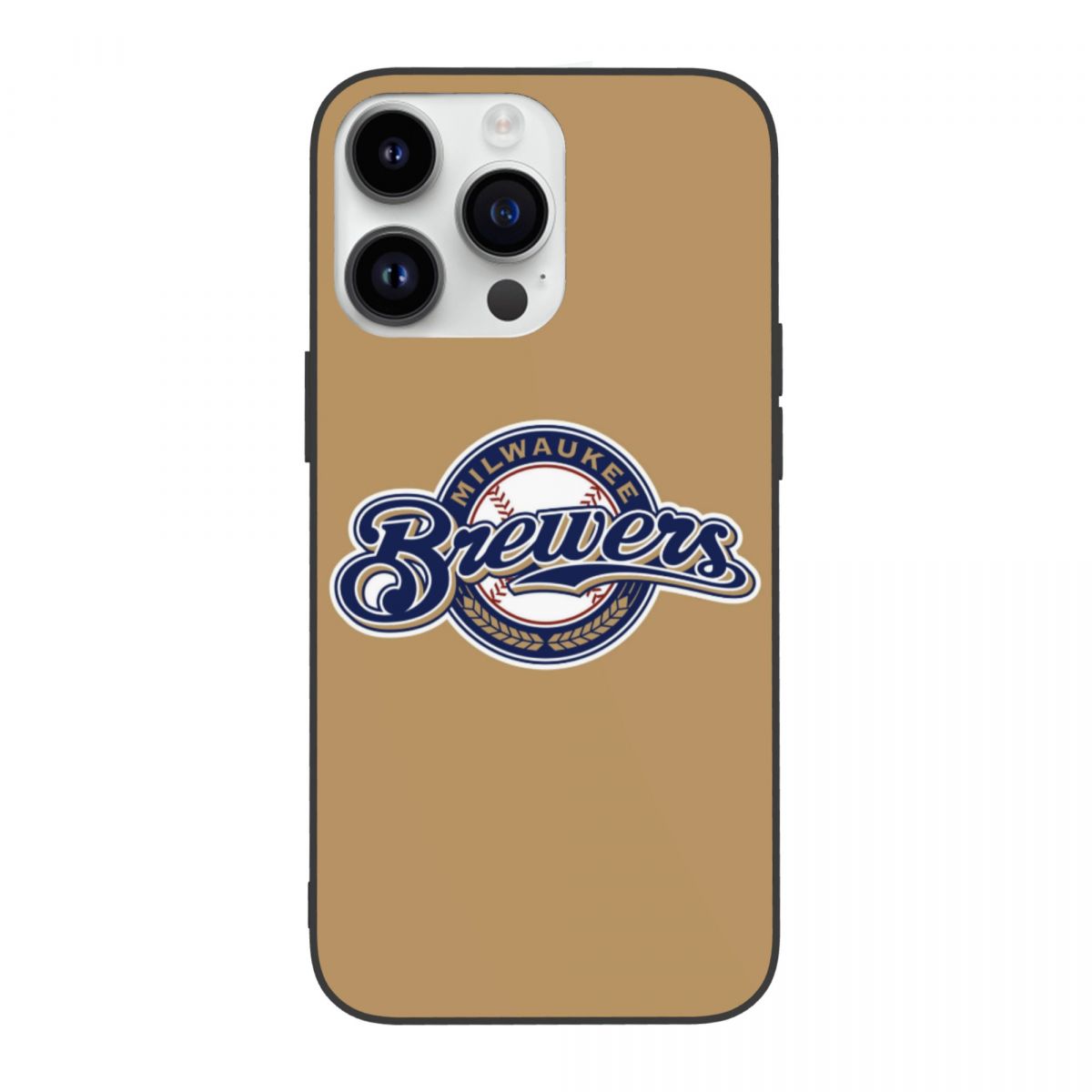 Milwaukee Brewers Logo Brown iPhone 14 Case Cover