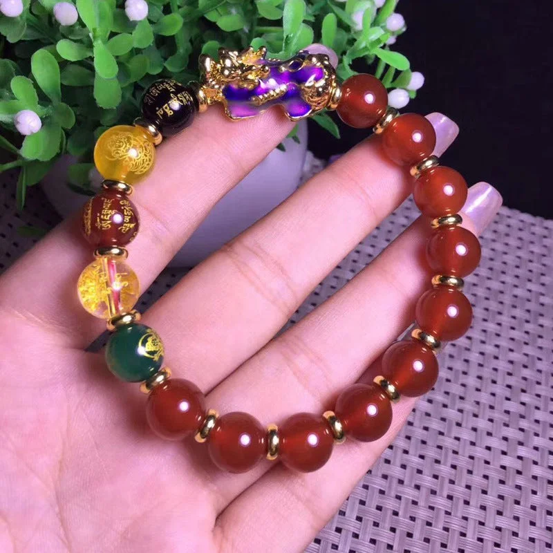 PiYao Citrine Agate Wealth Bracelet