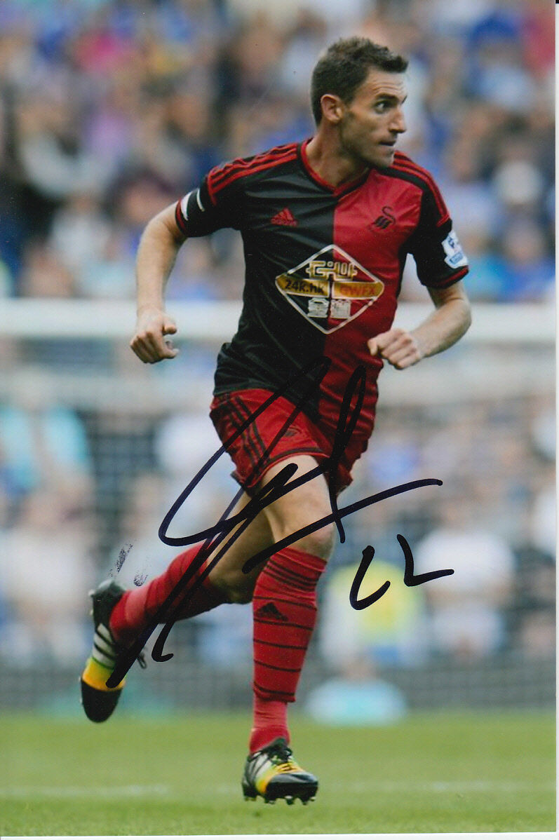 SWANSEA CITY HAND SIGNED ANGEL RANGEL 6X4 Photo Poster painting.