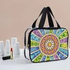 DIY Mandala Diamant Kunst Strass Make-up Tasche Transparent PVC Aufbewahrungspack Geschenk