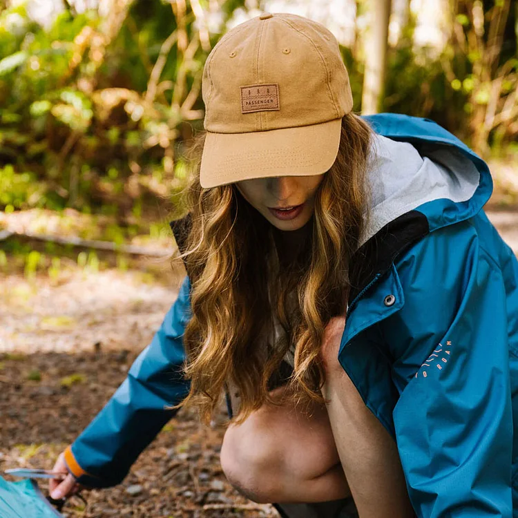 Recycled cotton casual outdoor ladies baseball cap