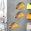DIY Special Shape Diamond Art Fridge Magnets Sticker Kit (Taco)