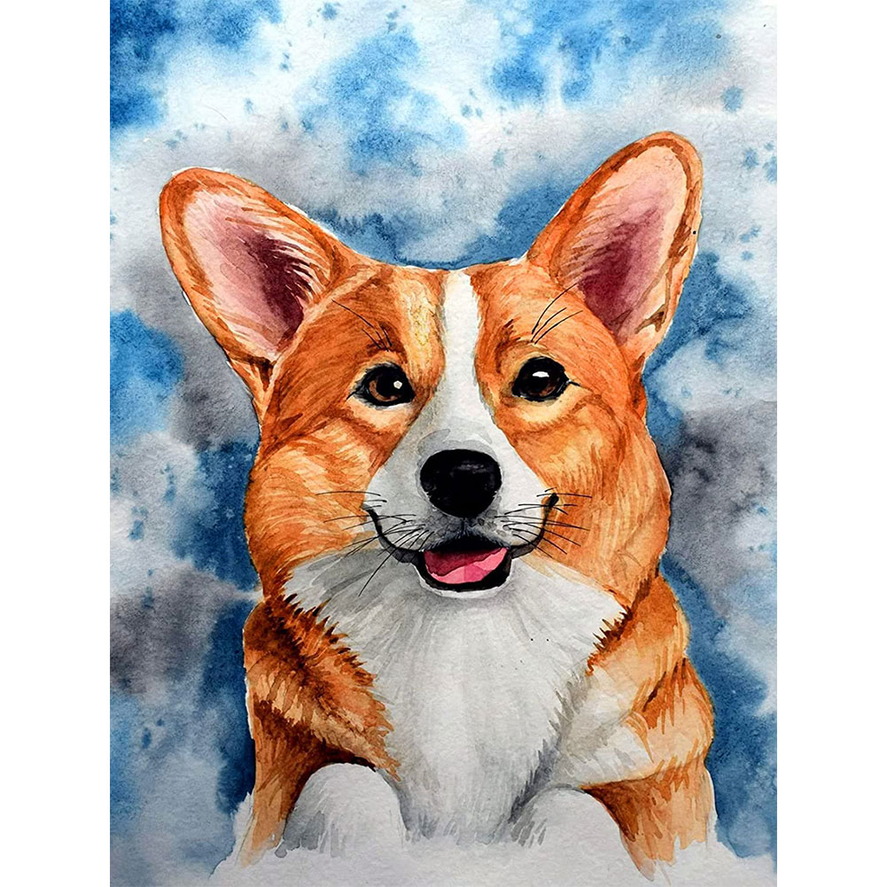 

Corgi - Round Drill Diamond Painting - 30*40CM, 501 Original