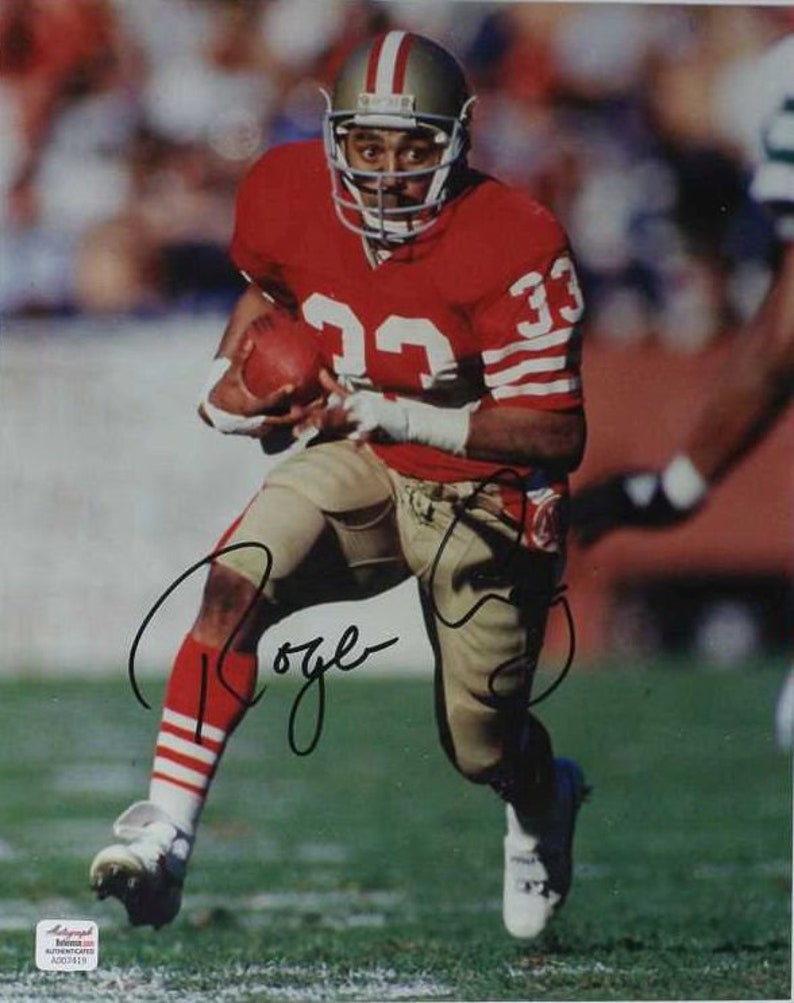 Roger Craig Signed Autographed Glossy 8x10 Photo Poster painting San Francisco 49ers - COA Matching Holograms