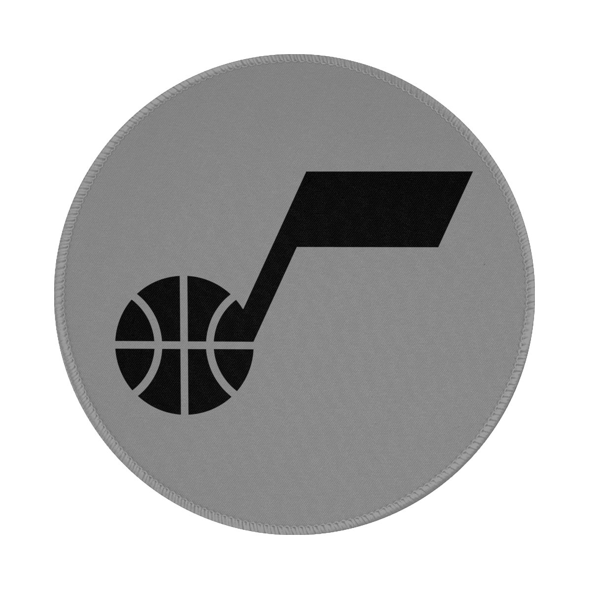 Utah Jazz Logo 2022 Waterproof Round Mouse Pad for Wireless Mouse