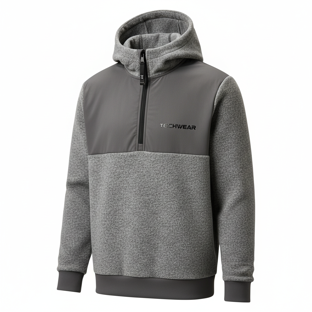 thesupersurf Techwear Hooded Fleece Jacket 