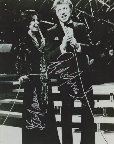 Steve Lawrence and Eydie Gorme Signed Singer Duo 8x10 Photo Poster painting - Steve and Eydie