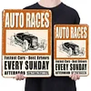 Auto Races - Metal Tin Signs(8*12Inch/12*16Inch) - Garage