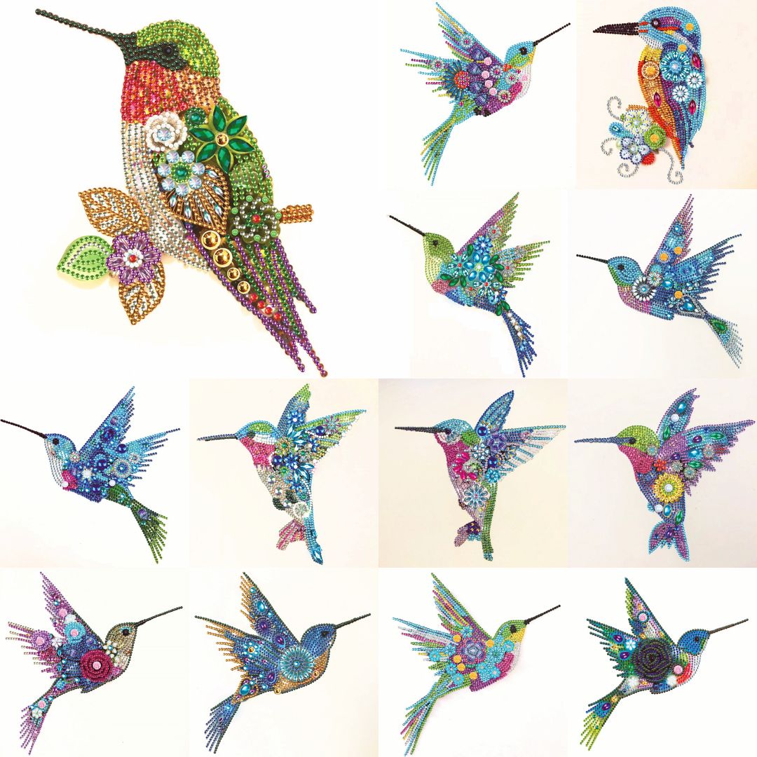 

Hummingbird - Special Shaped Diamond Painting - 30*30CM, A set (14pcs), 501 Original