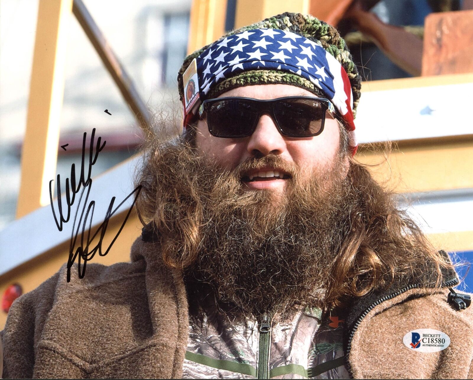 Willie Robertson Duck Dynasty Authentic Signed 8X10 Photo Poster painting BAS #C18580