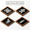 12Pcs DIY Pearl Painting Christmas for Home Wall Decor(15x15cm)
