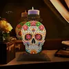 Skull DIY Diamond Art Painting Kits of Candle Holder for Home Decor Gift
