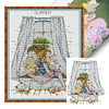4 Season Window-Summer-14CT Stamped Cross Stitch Kit(29x36cm)