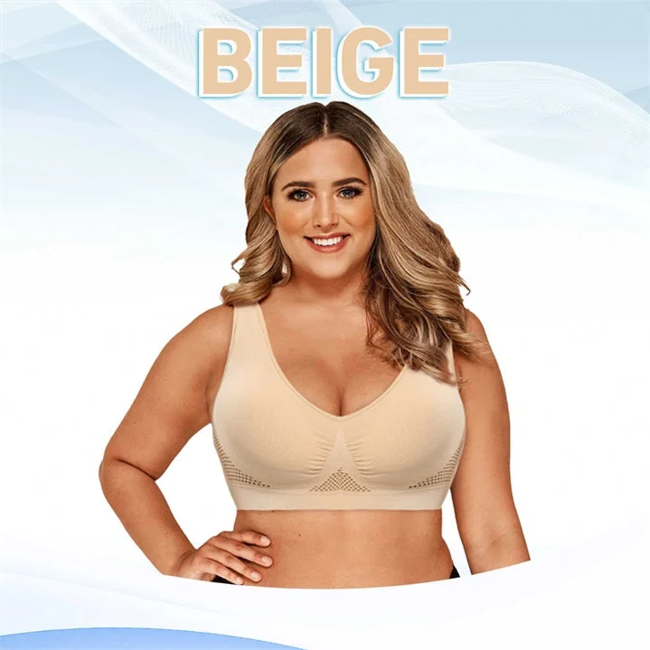 Comfortable Breathable Extra-Elastic Seamless Bra (From S to 6XL)