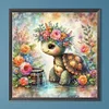 >SALE<5D DIY Full Round Drill Diamond Painting Turtle Kit Home Decor Art Craft 40x40cm