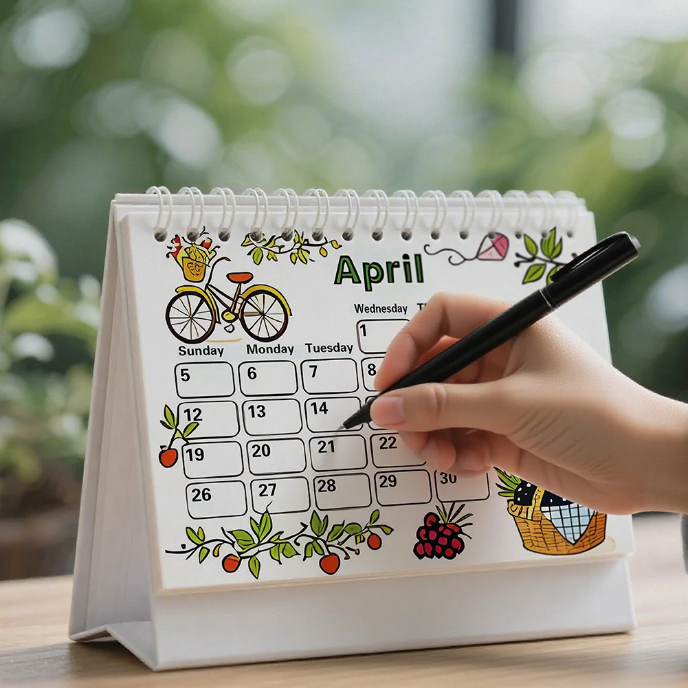 5D/DIY Diamond Painting Calendar Kit Partial Drill Diamond Art Paper Calendar