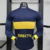 2025/2026 Long Sleeve Player Version Boca Juniors Home Football Jersey 1:1 Thai Quality