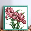 Orchid - 14CT Stamped Cross Stitch 17*17cm/6.69*6.69in(Brand)