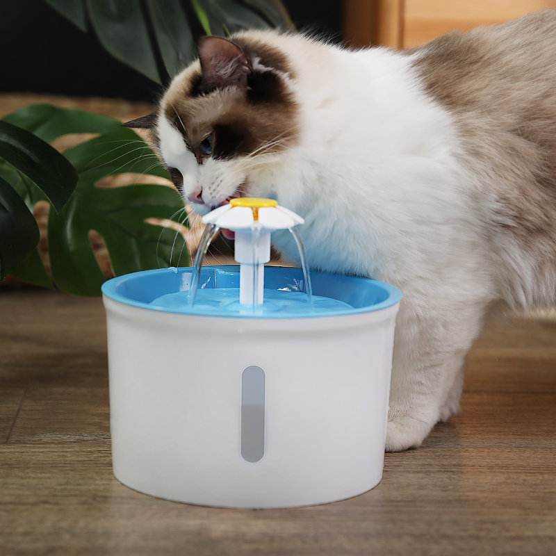 Cat automatic flower water fountain running water with oxyen for ...