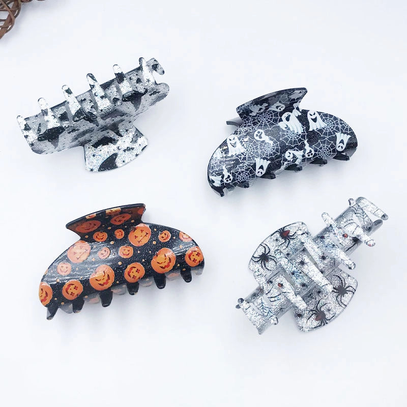 Halloween Lady Women’s Spider Web Arylic Hair Claws