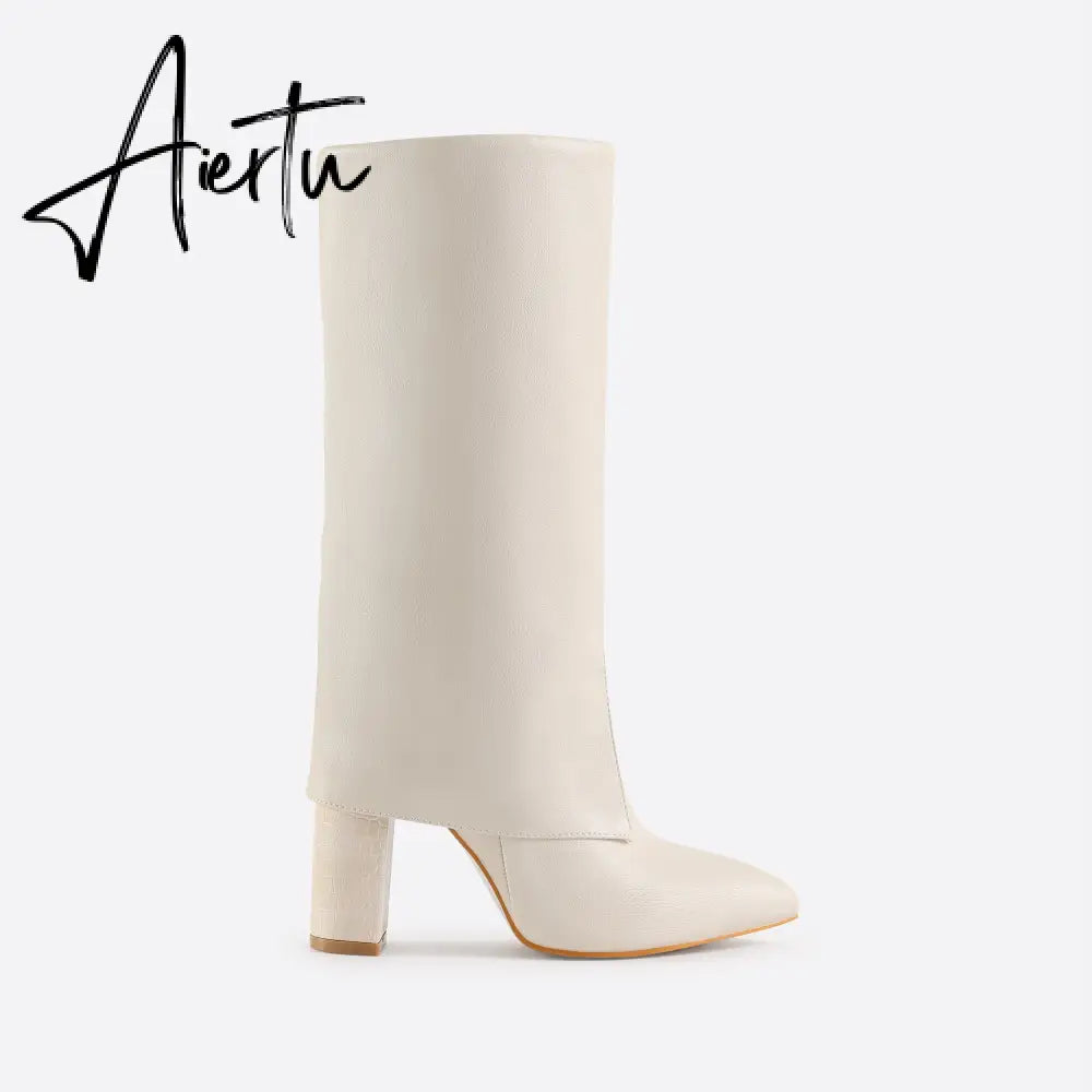 Women Chunky Heeled Boots mysite